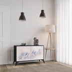 TIMELESS FLOAT Sideboard mit 2 Türen in Schwarz