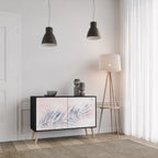 TIMELESS FLOAT Sideboard mit 2 Türen in Schwarz