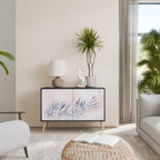 TIMELESS FLOAT Sideboard mit 2 Türen in Schwarz