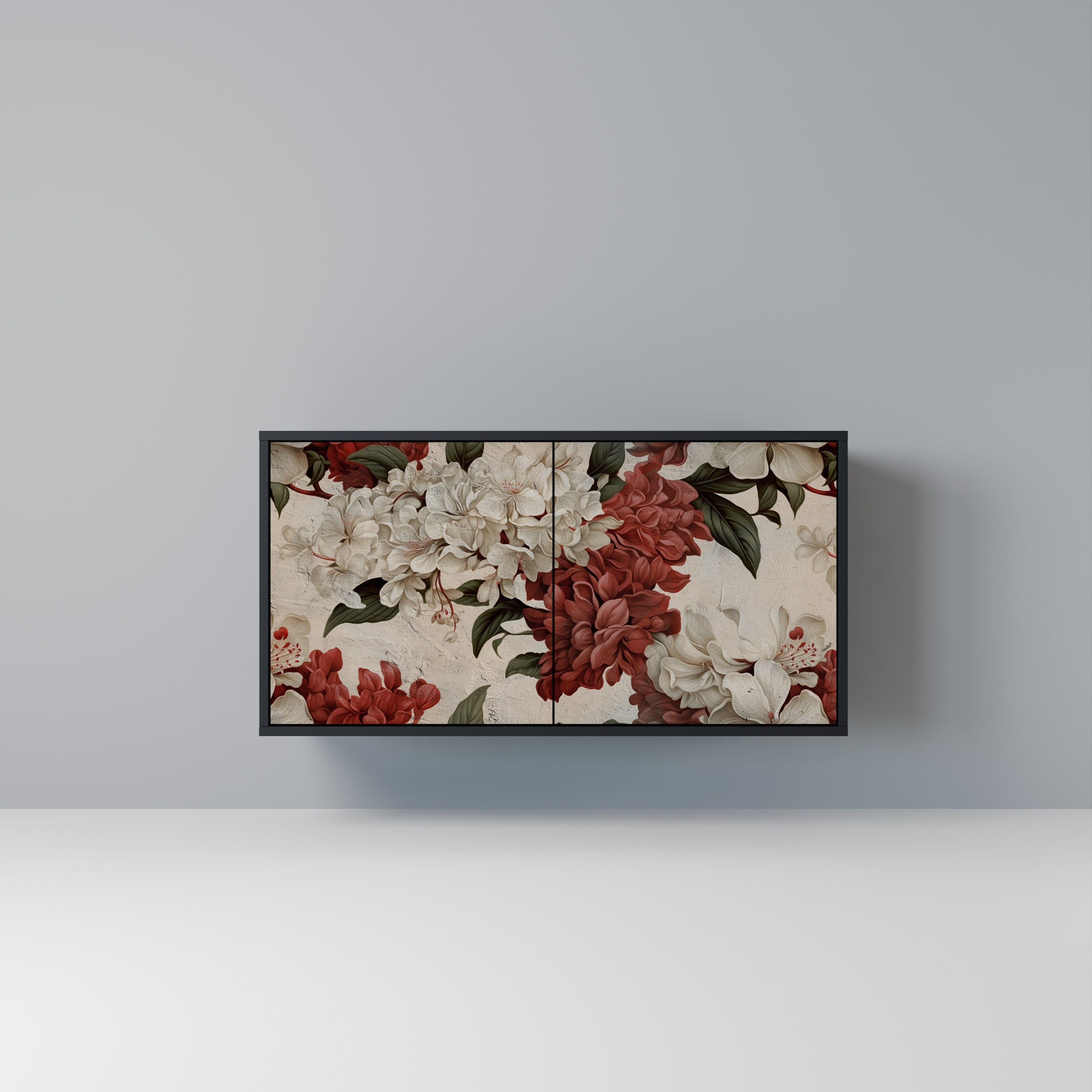 EPHEMERAL DAYS Sideboard mit 2 Türen in Schwarz