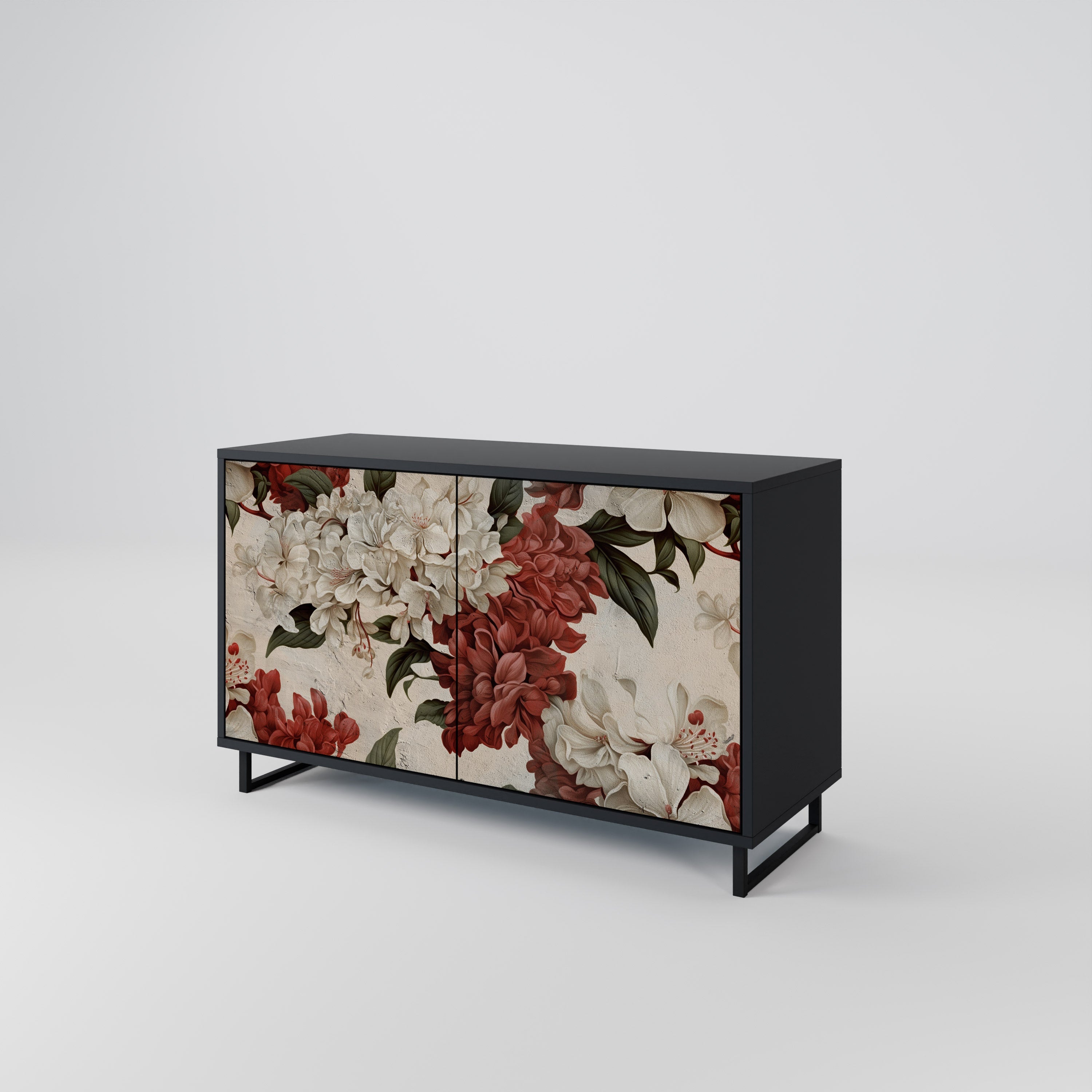 EPHEMERAL DAYS Sideboard mit 2 Türen in Schwarz
