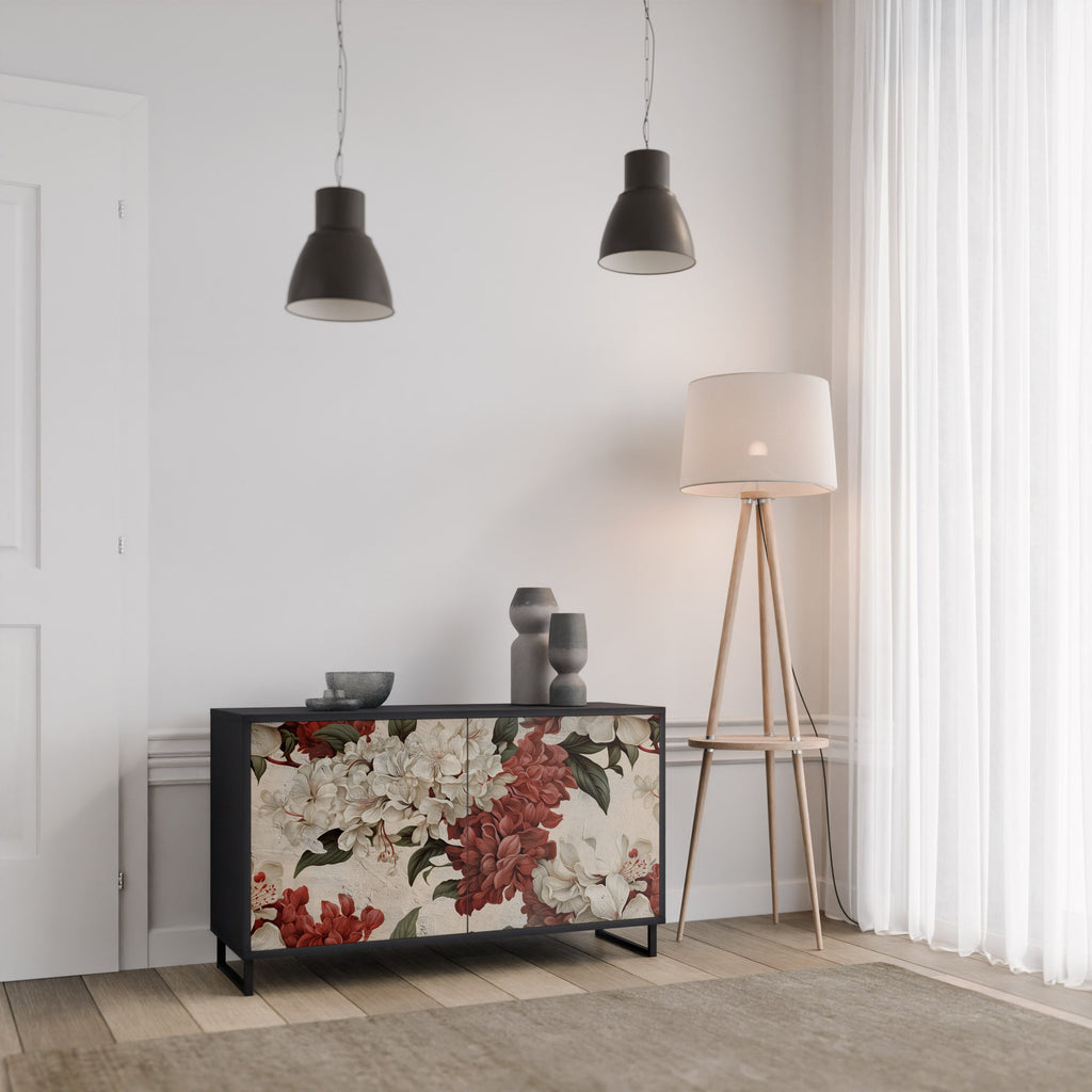 EPHEMERAL DAYS Sideboard mit 2 Türen in Schwarz