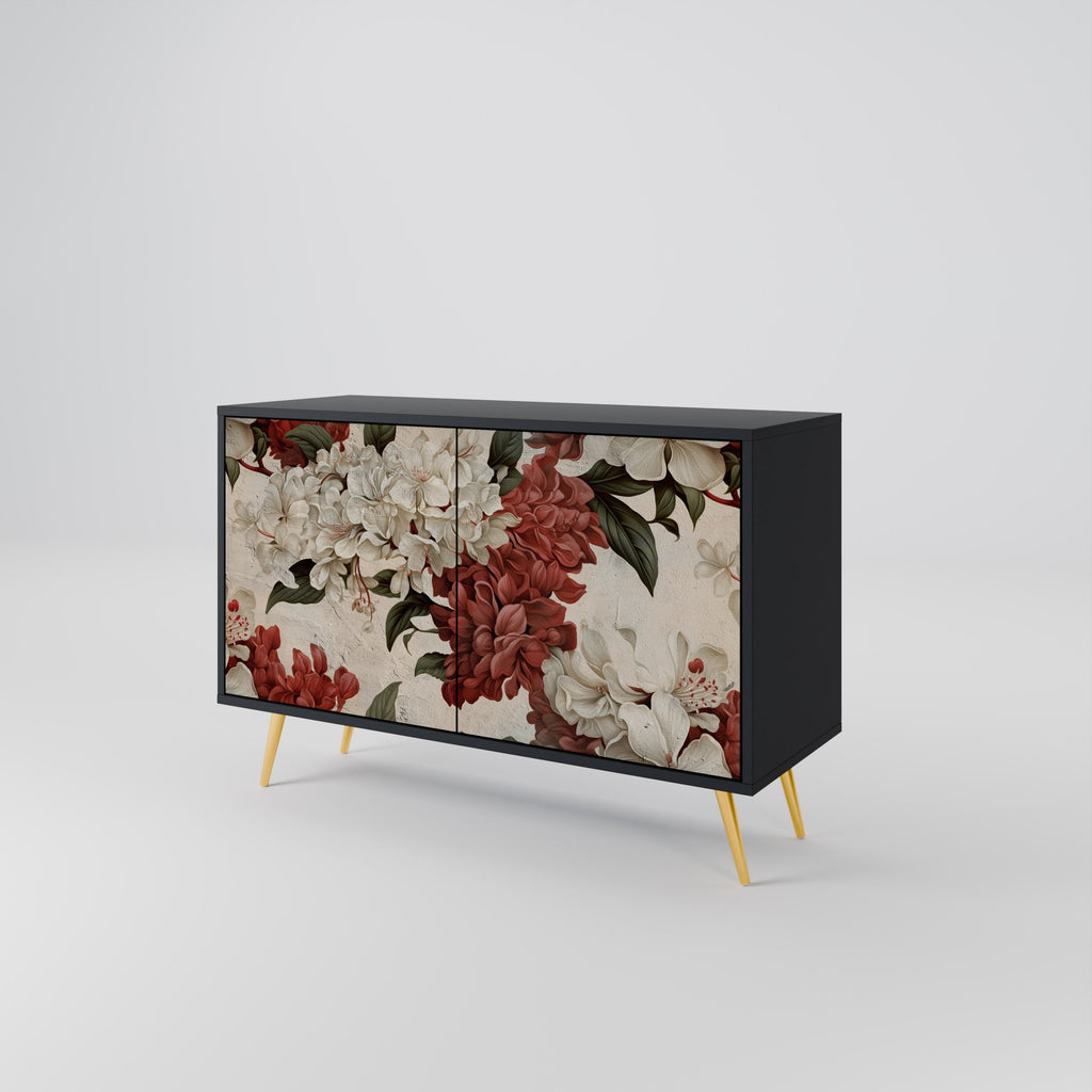 EPHEMERAL DAYS Sideboard mit 2 Türen in Schwarz