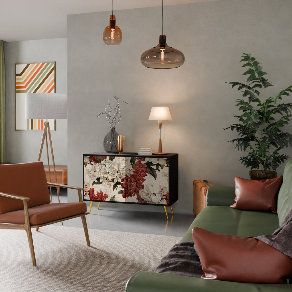 EPHEMERAL DAYS Sideboard mit 2 Türen in Schwarz