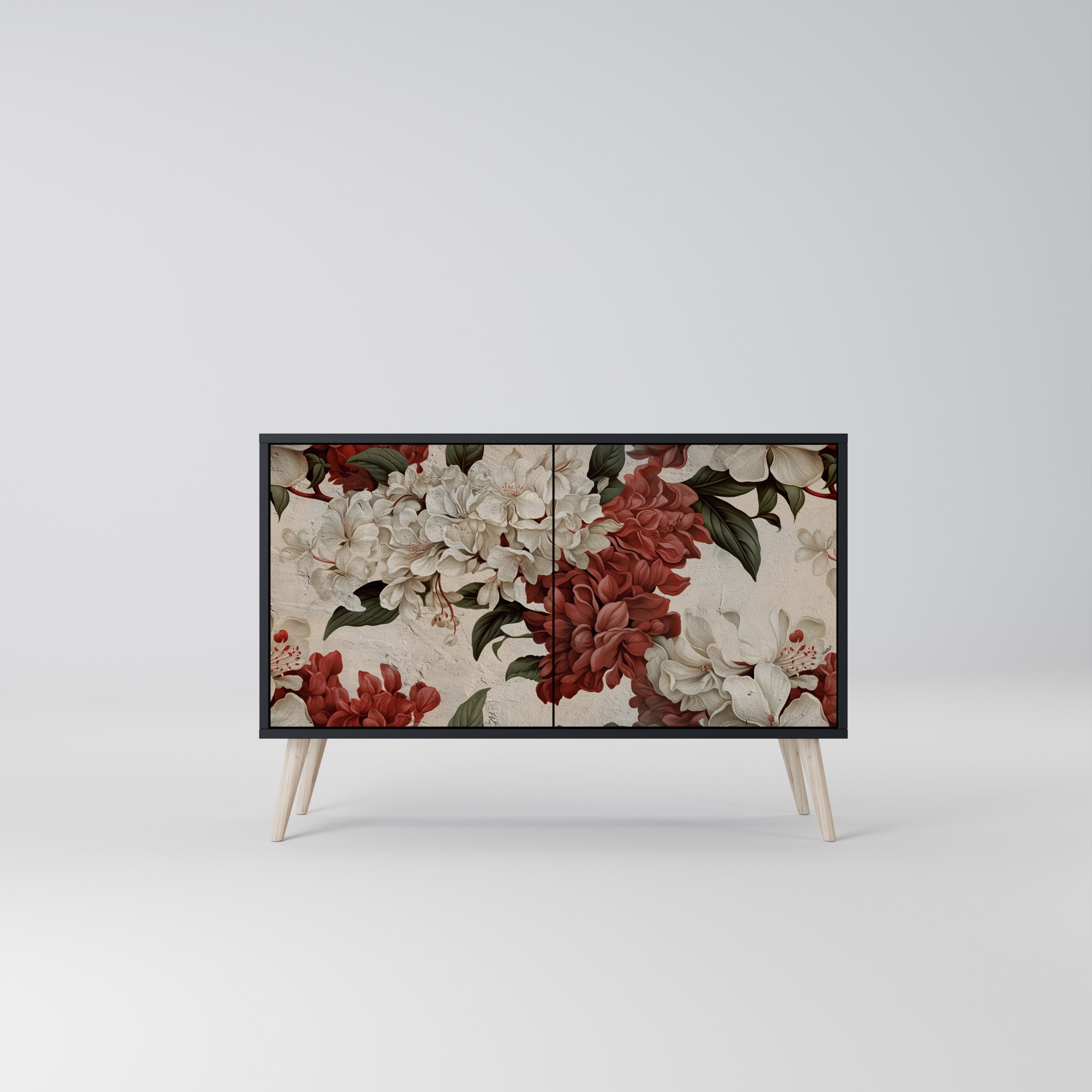 EPHEMERAL DAYS Sideboard mit 2 Türen in Schwarz