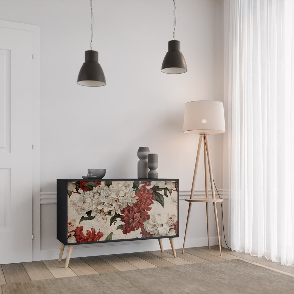 EPHEMERAL DAYS Sideboard mit 2 Türen in Schwarz