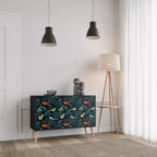 FOWL ORNAMENT Sideboard mit 2 Türen in Schwarz