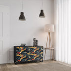 FOWLY DAZE Sideboard mit 2 Türen in Schwarz