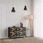 FOWLY DAZE Sideboard mit 2 Türen in Schwarz