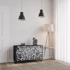 CHARCOAL SPROUT Sideboard mit 2 Türen in Schwarz