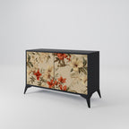 BLOOMING HARMONY Sideboard mit 2 Türen in Schwarz