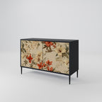BLOOMING HARMONY Sideboard mit 2 Türen in Schwarz