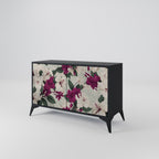 FLOWERET DREAM Sideboard mit 2 Türen in Schwarz