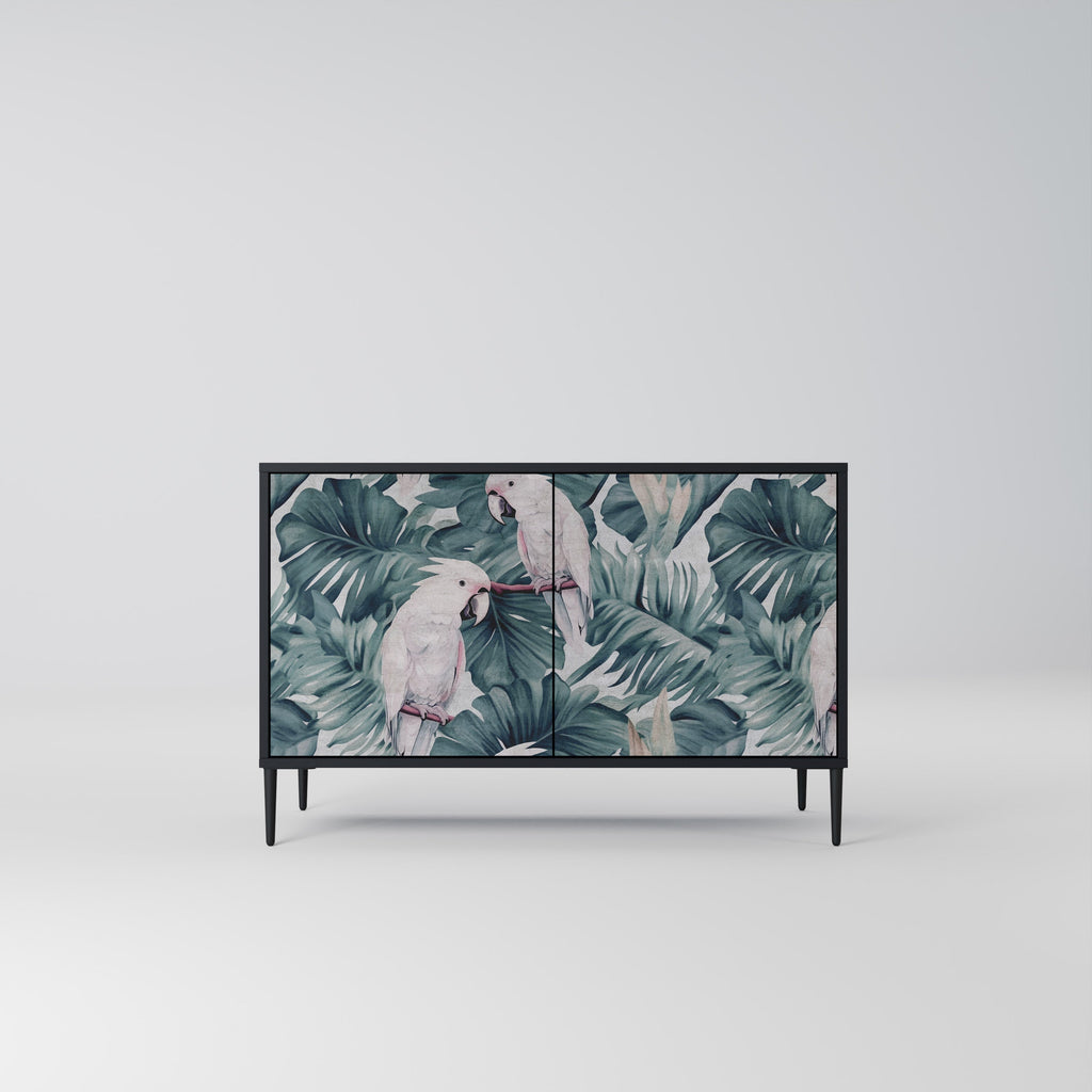 POPINJAY LOOK Sideboard mit 2 Türen in Schwarz