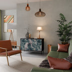 POPINJAY LOOK Sideboard mit 2 Türen in Schwarz