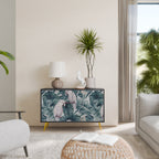 POPINJAY LOOK Sideboard mit 2 Türen in Schwarz