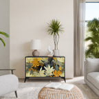 SUNKISSED LILY Sideboard mit 2 Türen in Schwarz