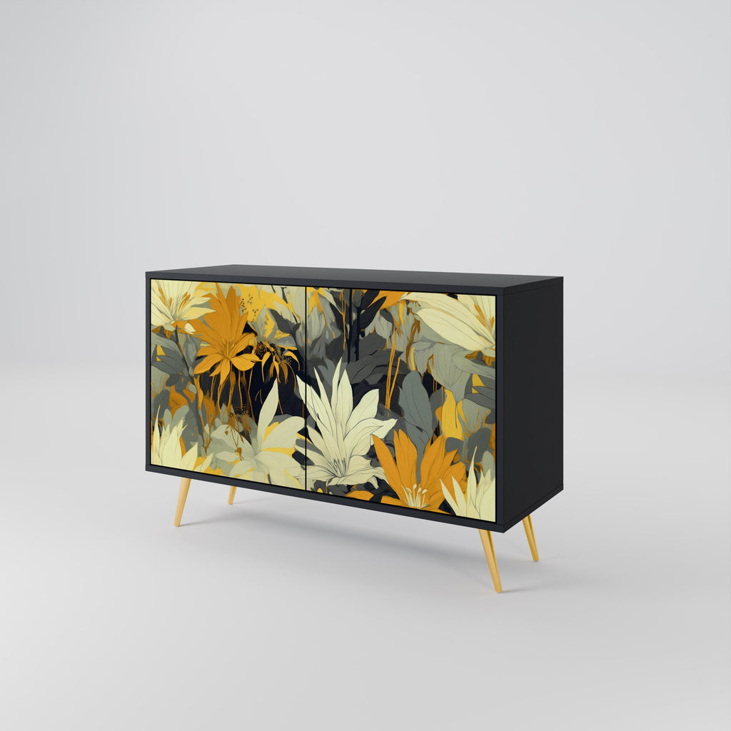 SUNKISSED LILY Sideboard mit 2 Türen in Schwarz