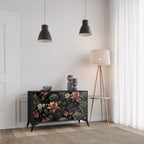 SECRET VERDURE Sideboard mit 2 Türen in Schwarz
