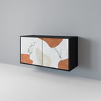 TRANQUIL TWIG Sideboard mit 2 Türen in Schwarz