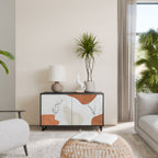 TRANQUIL TWIG Sideboard mit 2 Türen in Schwarz