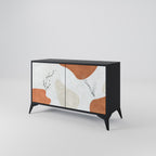 TRANQUIL TWIG Sideboard mit 2 Türen in Schwarz
