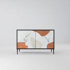 TRANQUIL TWIG Sideboard mit 2 Türen in Schwarz