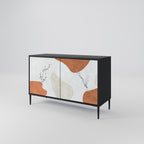 TRANQUIL TWIG Sideboard mit 2 Türen in Schwarz