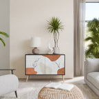 TRANQUIL TWIG Sideboard mit 2 Türen in Schwarz