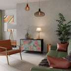 HAWAIIAN SPIRIT Sideboard mit 2 Türen in Schwarz