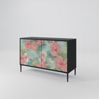 HAWAIIAN SPIRIT Sideboard mit 2 Türen in Schwarz