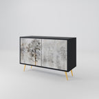 FADE IN THE TREES Sideboard mit 2 Türen in Schwarz