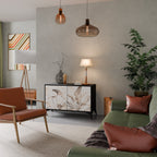 WILD TENDERNESS Sideboard mit 2 Türen in Schwarz