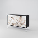 WILD TENDERNESS Sideboard mit 2 Türen in Schwarz