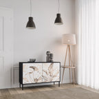 WILD TENDERNESS Sideboard mit 2 Türen in Schwarz