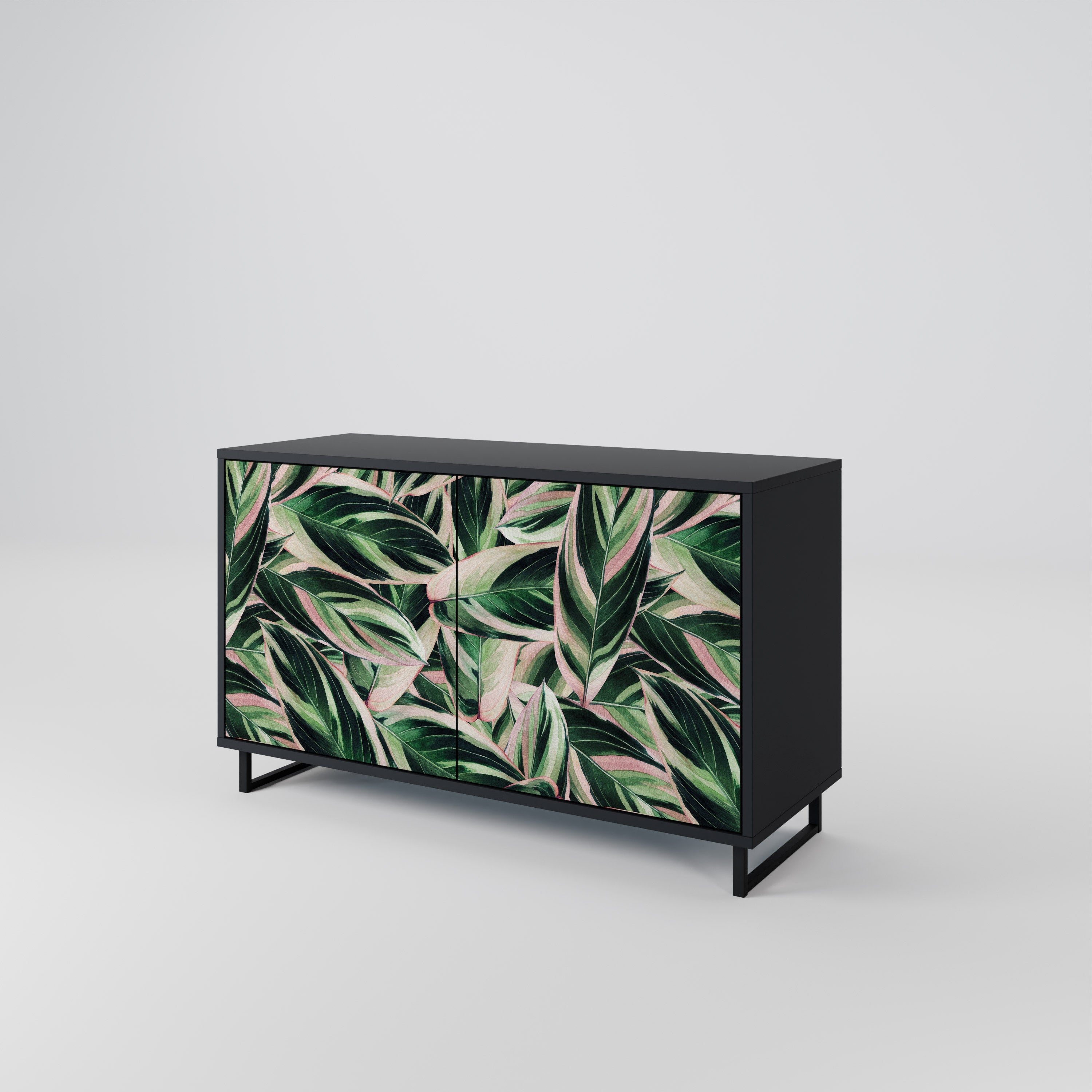 EERIE STROMANTHE Sideboard mit 2 Türen in Schwarz