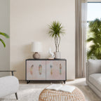 THE DELIQUESCE Sideboard mit 2 Türen in Schwarz