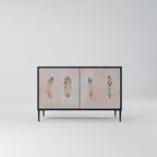 THE DELIQUESCE Sideboard mit 2 Türen in Schwarz