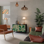 VERDANT PLEASURES Sideboard mit 2 Türen in Schwarz