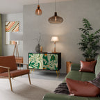 VERDANT PLEASURES Sideboard mit 2 Türen in Schwarz