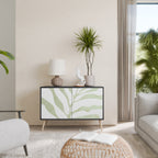 BOTANICAL SPARK Sideboard mit 2 Türen in Schwarz