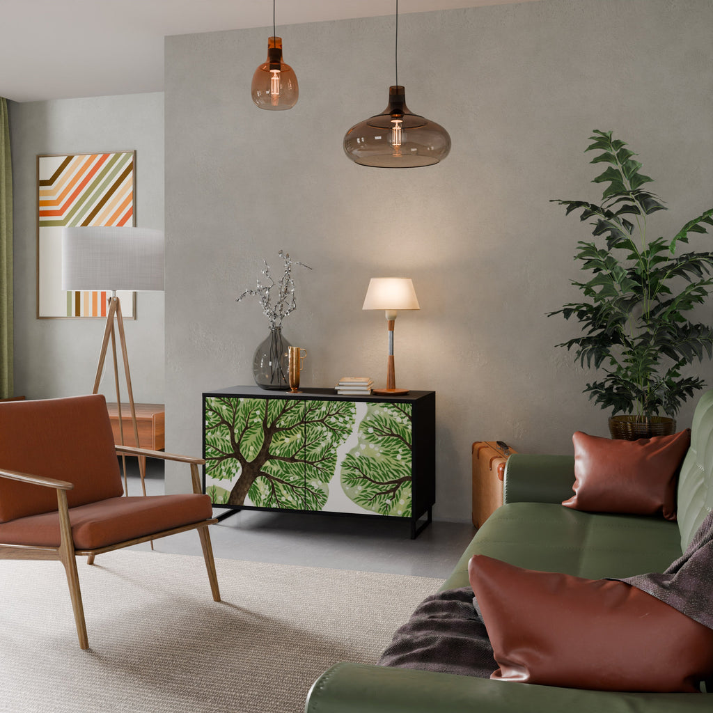 WILDERNESS DASH Sideboard mit 2 Türen in Schwarz