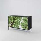 WILDERNESS DASH Sideboard mit 2 Türen in Schwarz