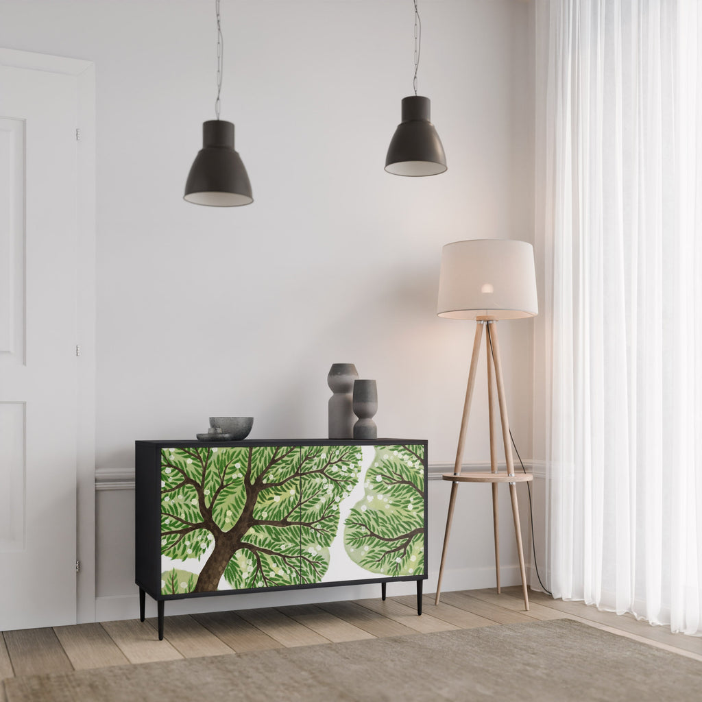 WILDERNESS DASH Sideboard mit 2 Türen in Schwarz