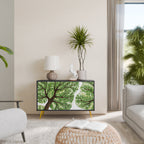 WILDERNESS DASH Sideboard mit 2 Türen in Schwarz