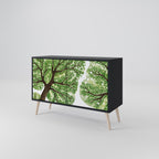 WILDERNESS DASH Sideboard mit 2 Türen in Schwarz