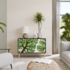 WILDERNESS DASH Sideboard mit 2 Türen in Schwarz