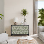 LEAVES ON GREEN Sideboard mit 2 Türen in Schwarz