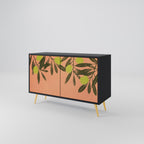 JUICY OLIVES Sideboard mit 2 Türen in Schwarz