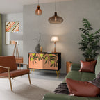 JUICY OLIVES Sideboard mit 2 Türen in Schwarz